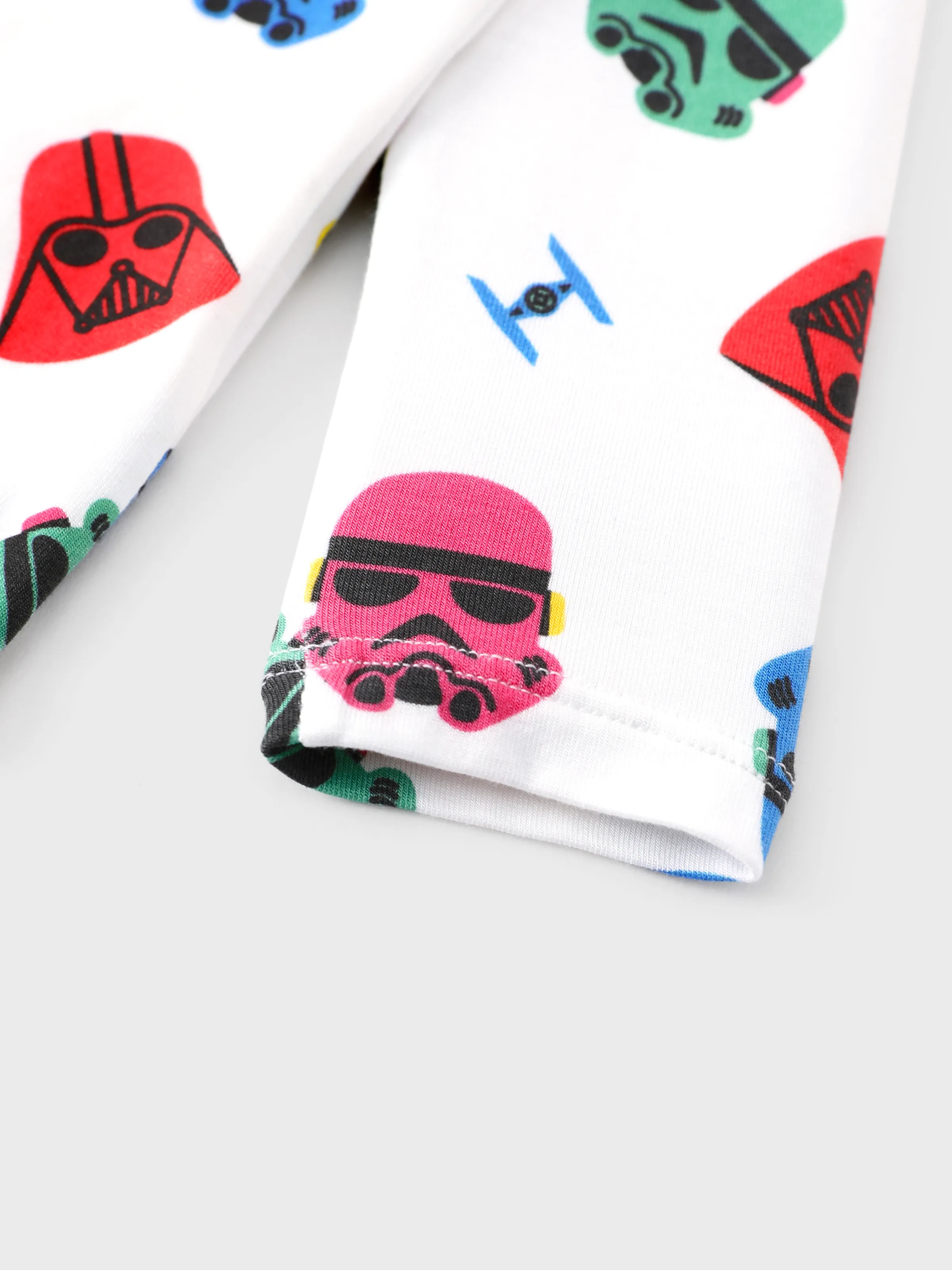 Star Wars Baby Boy 3pcs Childlike Round Neckline Longsleeves Rompers Multi-color - Image 21