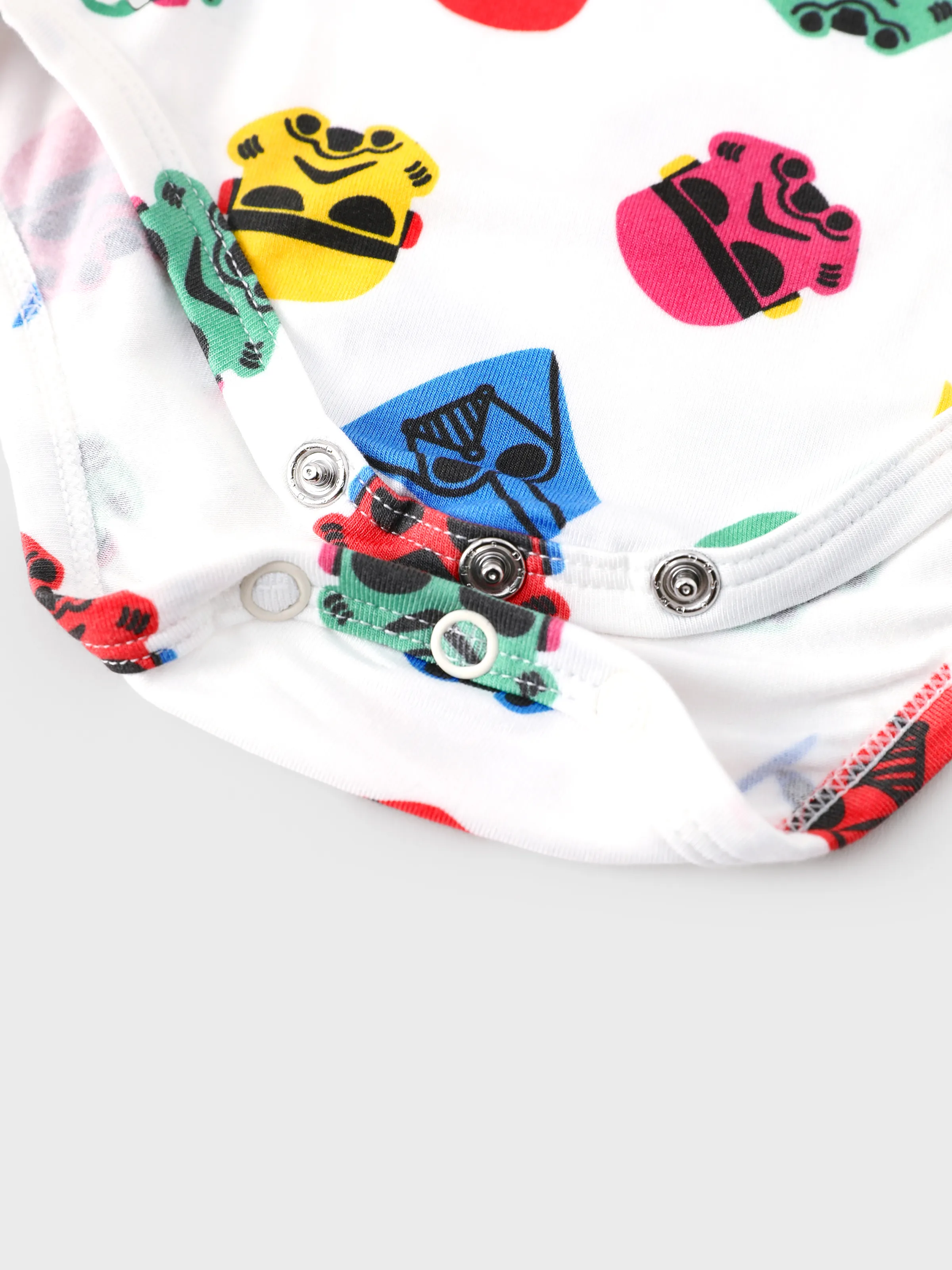 Star Wars Baby Boy 3pcs Childlike Round Neckline Longsleeves Rompers Multi-color - Image 22