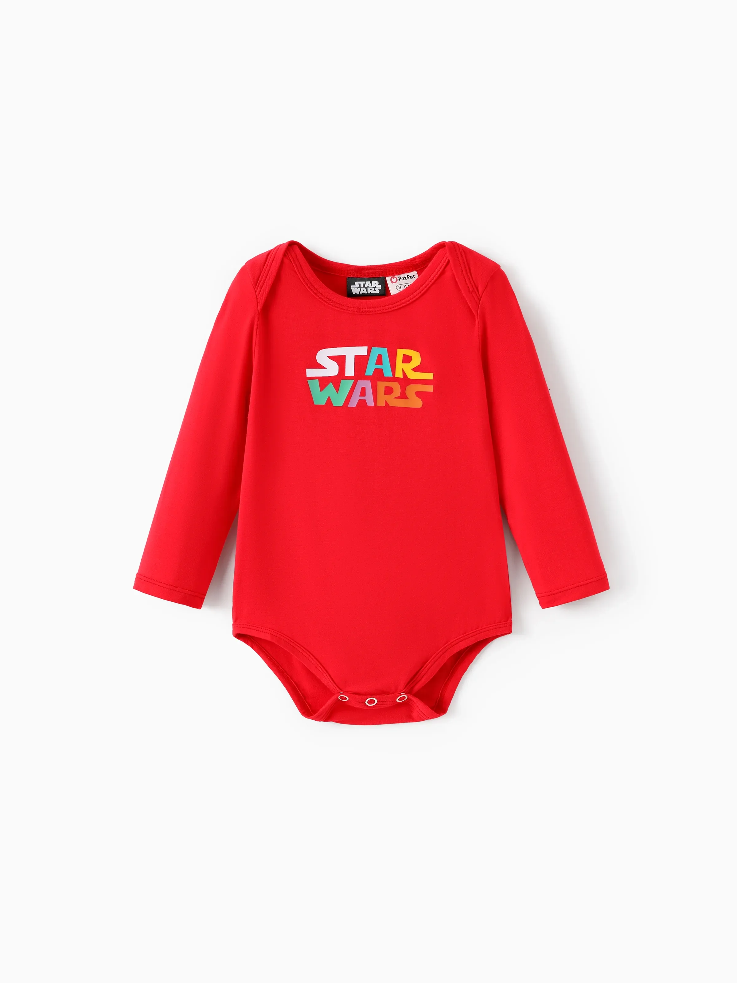 Star Wars Baby Boy 3pcs Childlike Round Neckline Longsleeves Rompers Multi-color - Image 6