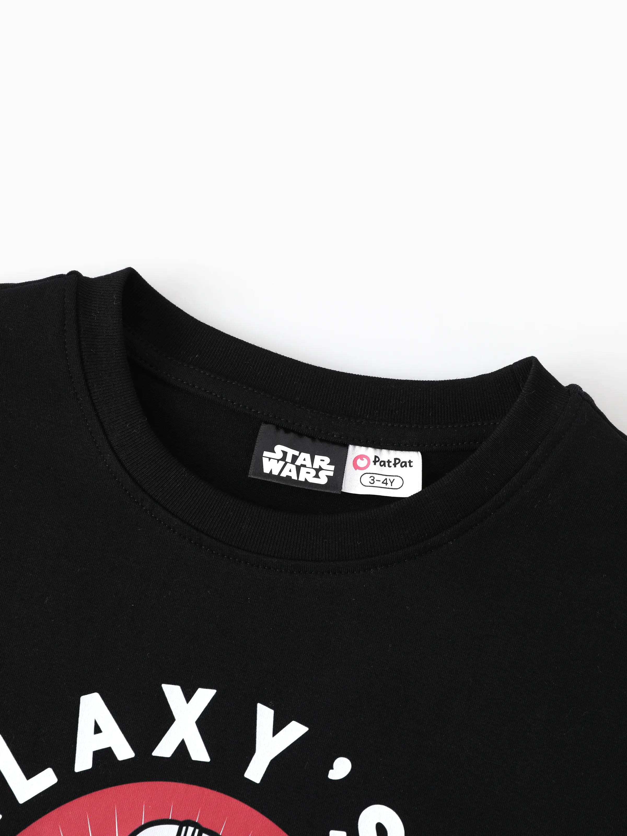 Star Wars Daddy & Me Grogu Cotton Character Print T-shirts Black - Image 6