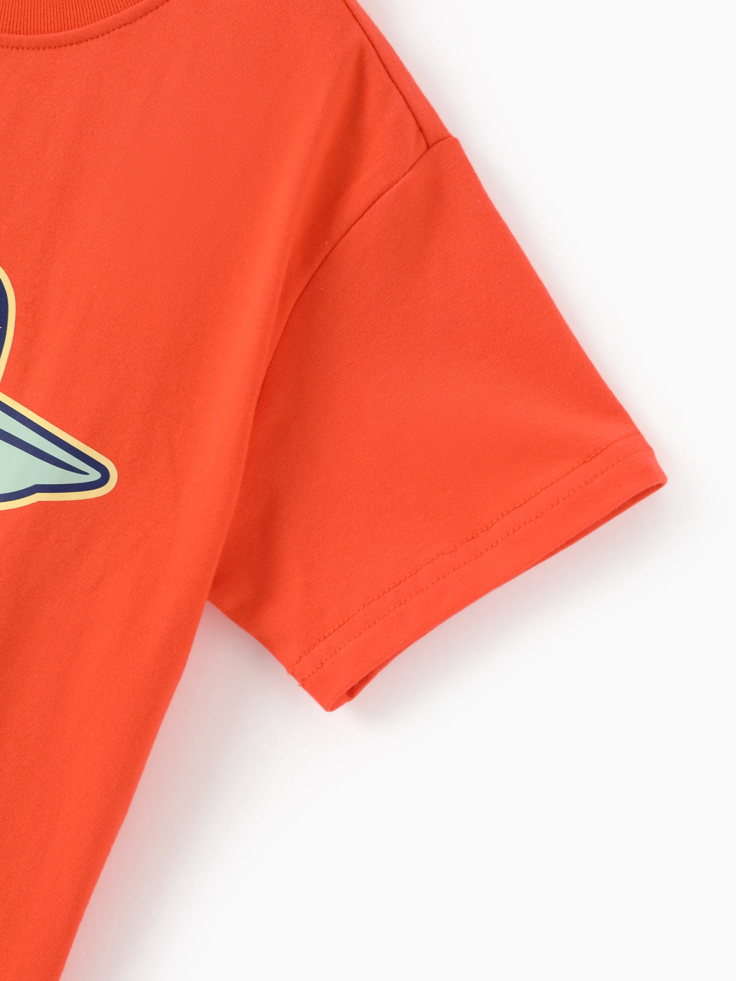 Star Wars Daddy & Me Matching Family Mandalorian & Grogu Cotton Tee Orange red - Image 6