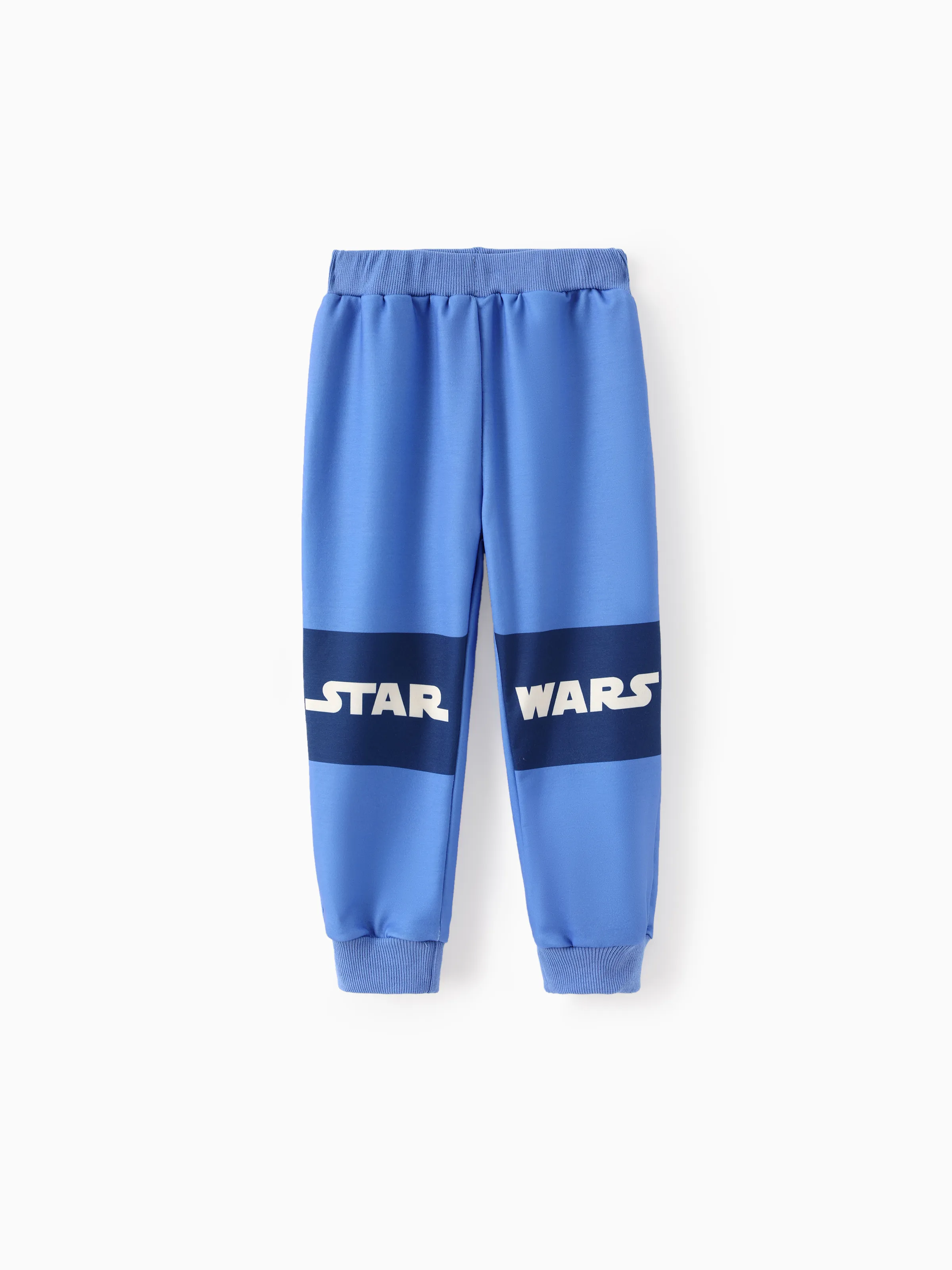 Star Wars Toddler/Kids Boy 2pcs Darth Vader Ribbed Cuffs Top and Pants Sets Blue - Image 9