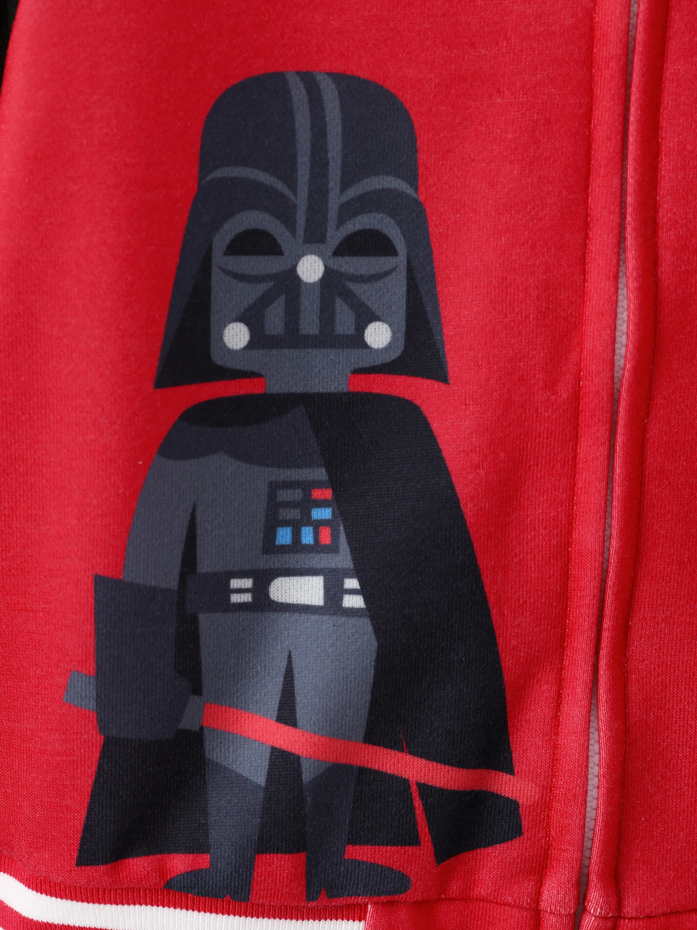 Star Wars Toddler/Kids Boy Darth Vader Childlike Character Graphic Colorblock Bomber Jacket Red - Image 4