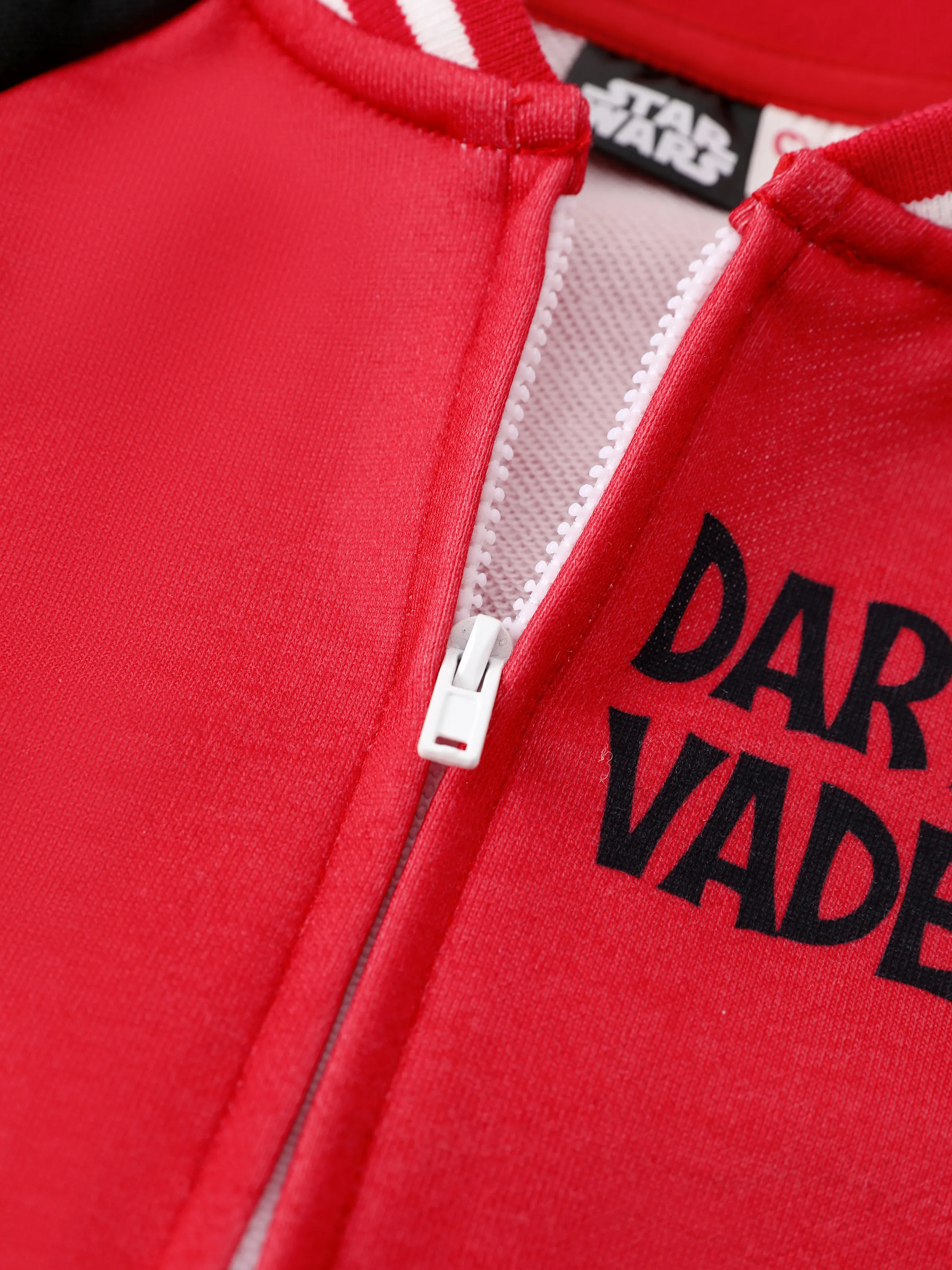 Star Wars Toddler/Kids Boy Darth Vader Childlike Character Graphic Colorblock Bomber Jacket Red - Image 6