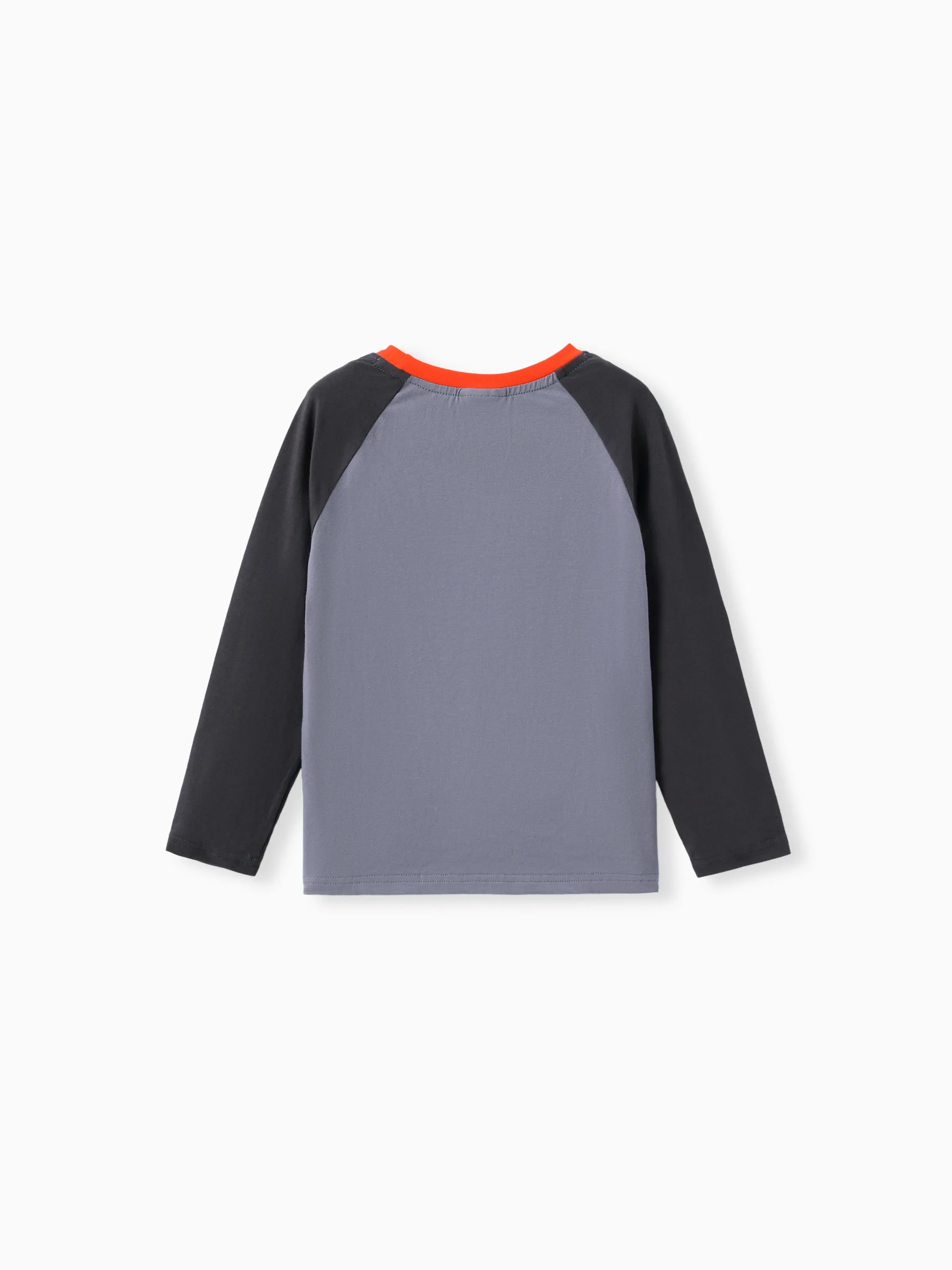 Teenage Mutant Ninja Turtle Kid Boy 1pc Cotton Character Print Colorblock T-Shirt Grey - Image 2