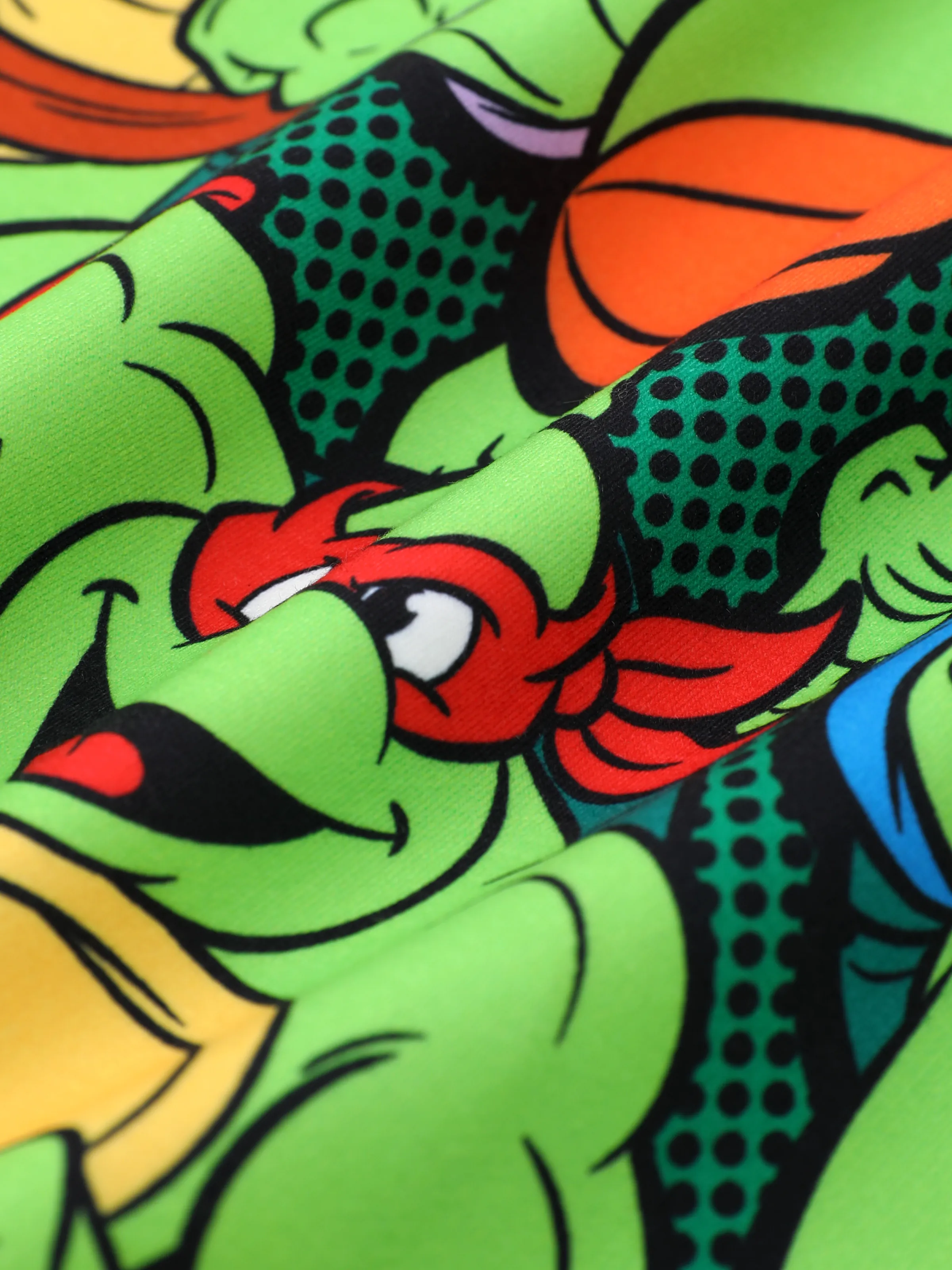 Teenage Mutant Ninja Turtle KID/Toddler Boys 1pc TMNT Character Print Long-sleeve Sweatshirt Green - Image 3