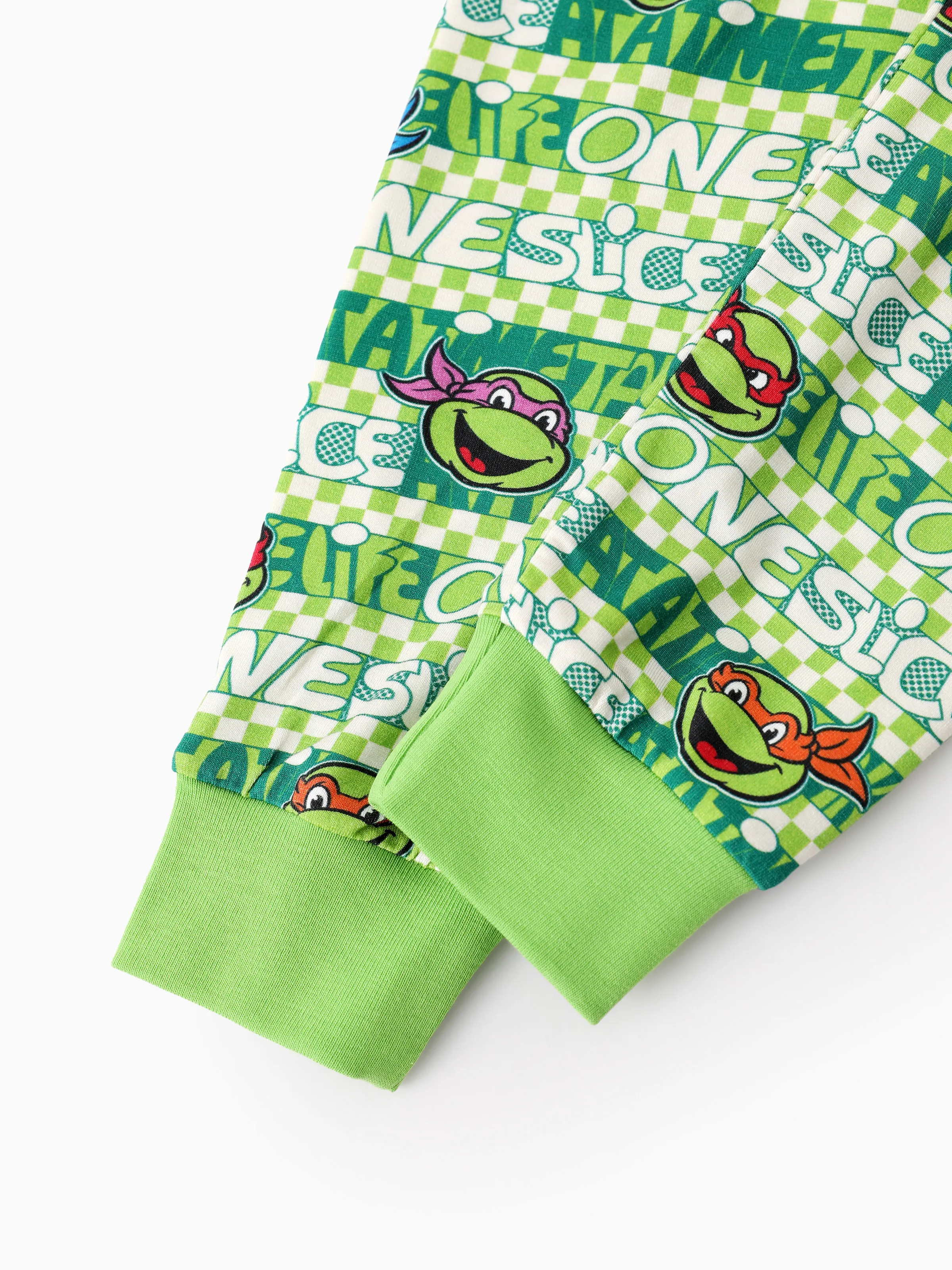 Teenage Mutant Ninja Turtle Toddler/Kid Boy 2pcs Bamboo Snug-Fitting Pajama Set Apricot - Image 9