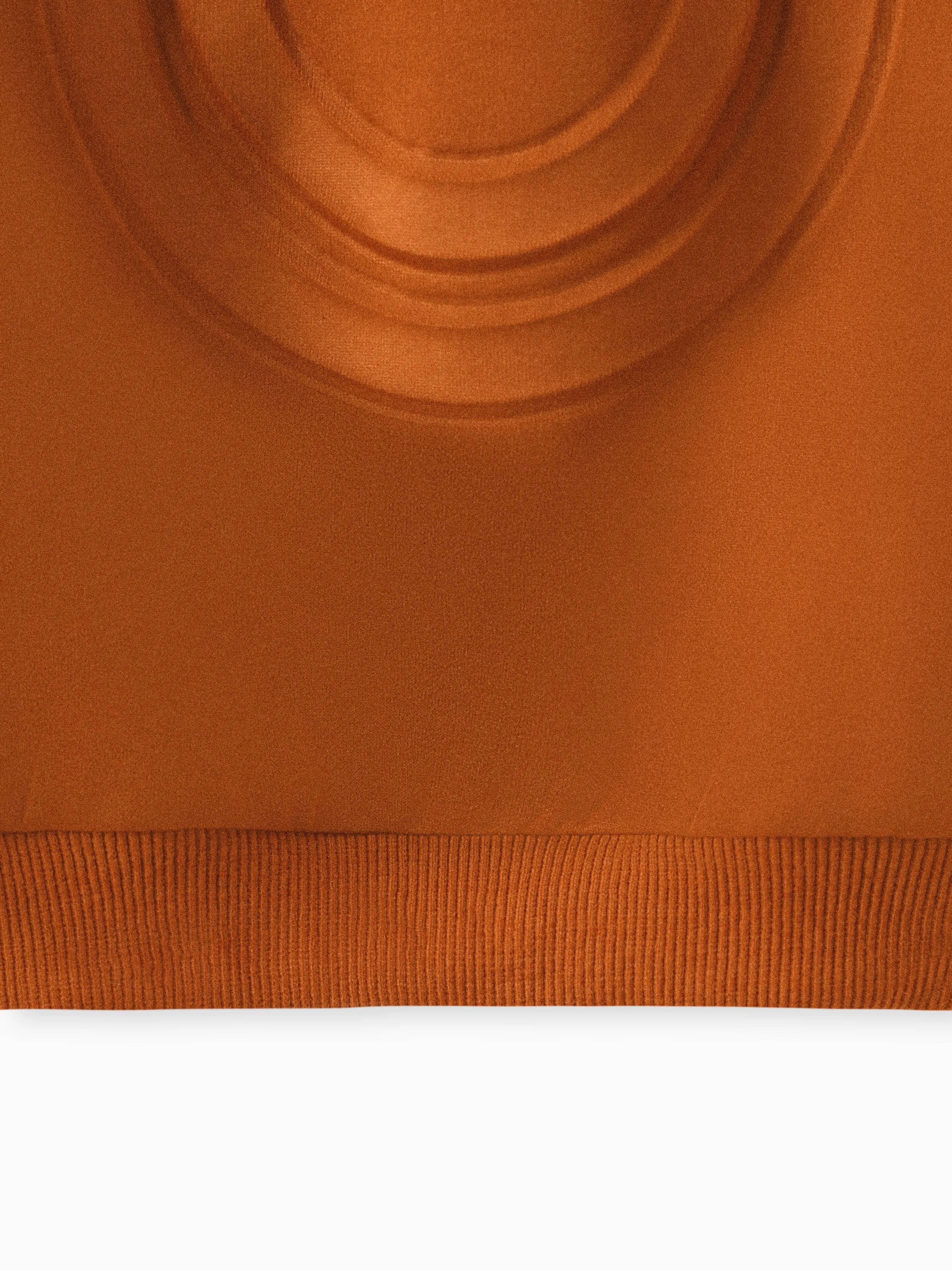 Toddler Boy/Girl Face Graphic Textured Solid Color Hoodie Sweatshirts Brown - Image 5