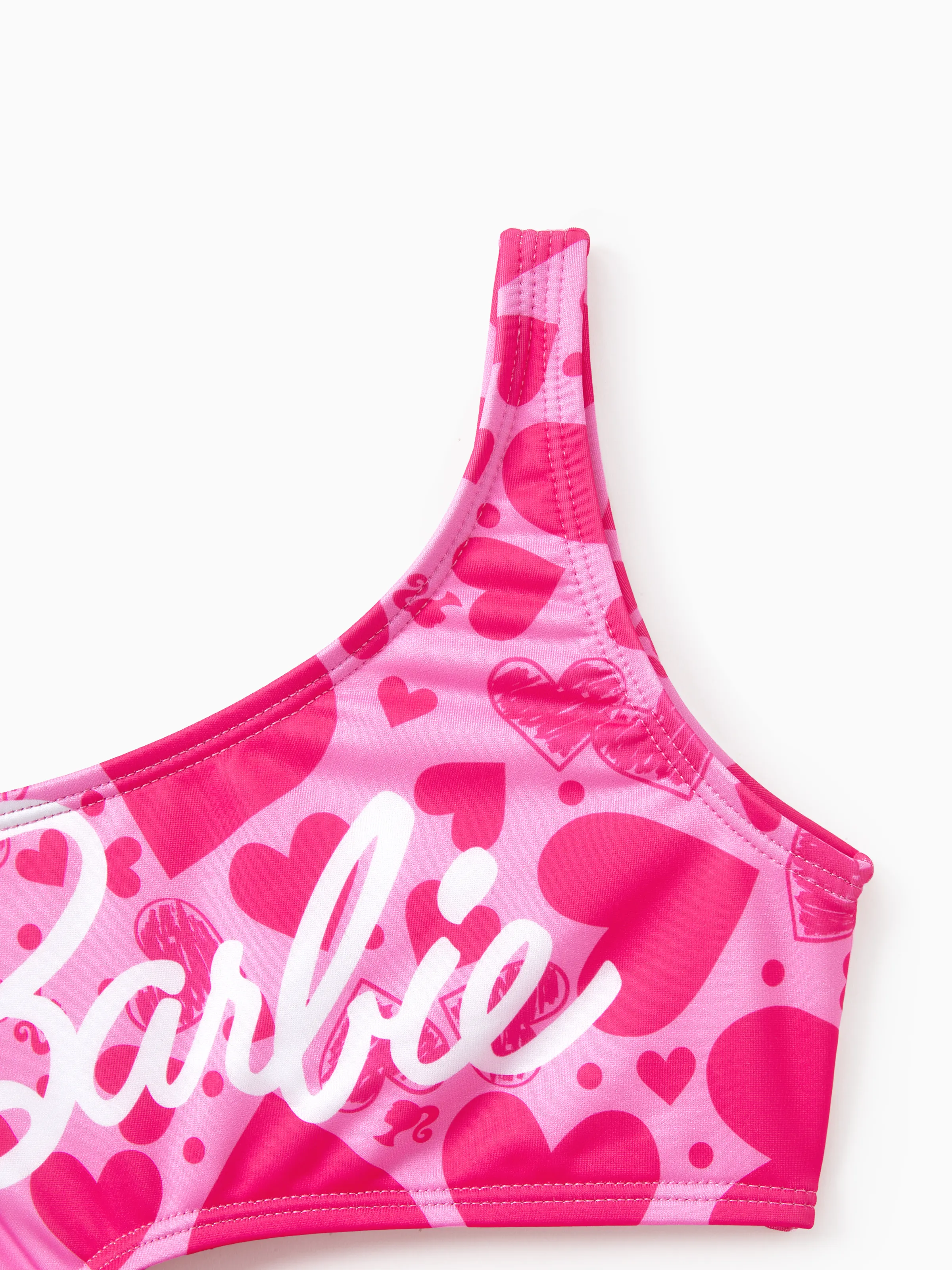 Toddler Girl Barbie Girls Heart-shaped Swimwear Roseo - Image 5