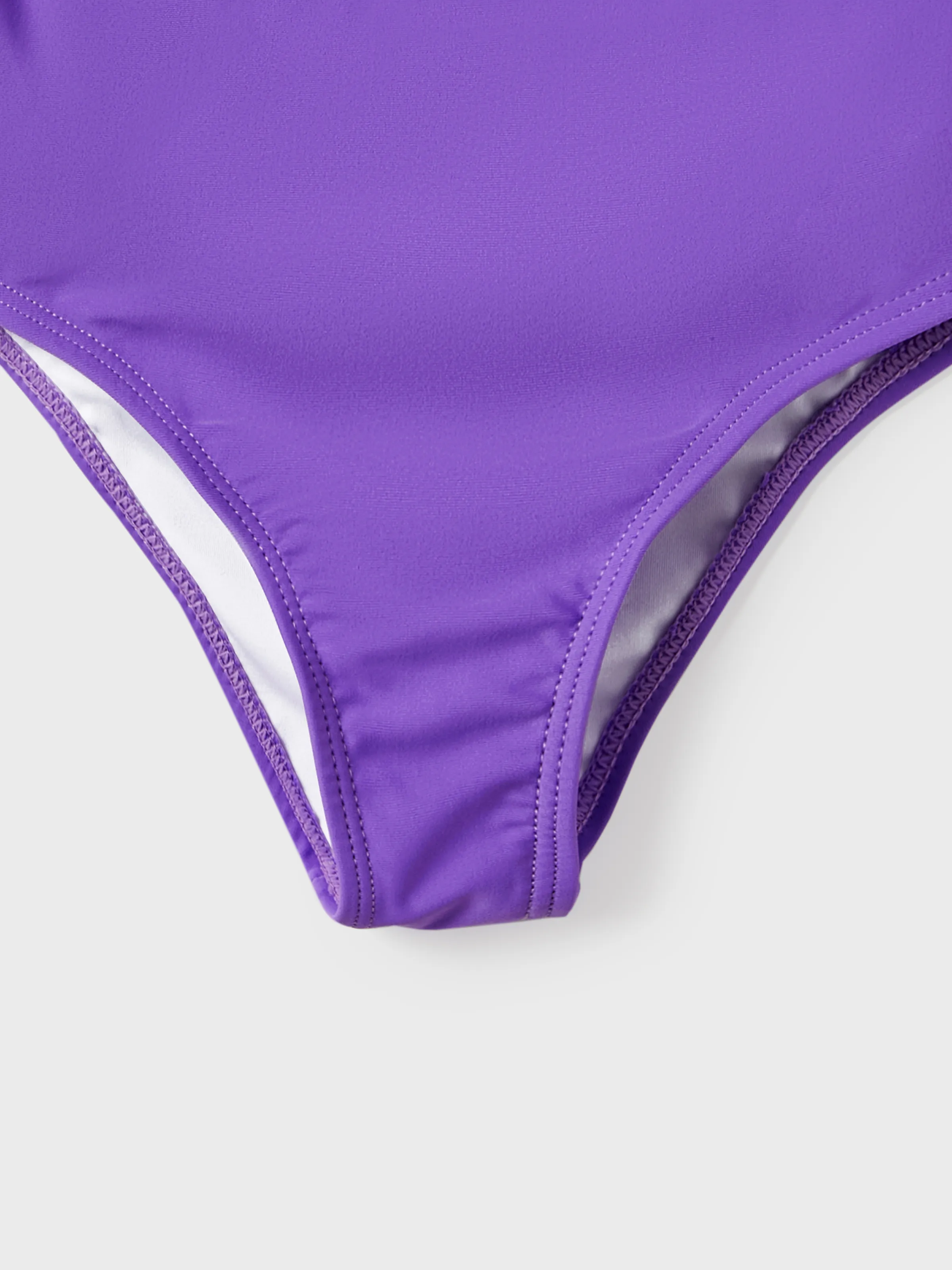 Toddler Girl Color-block Side Knot One-Piece Swimsuit (Quick-Dry) ColorBlock - Image 5