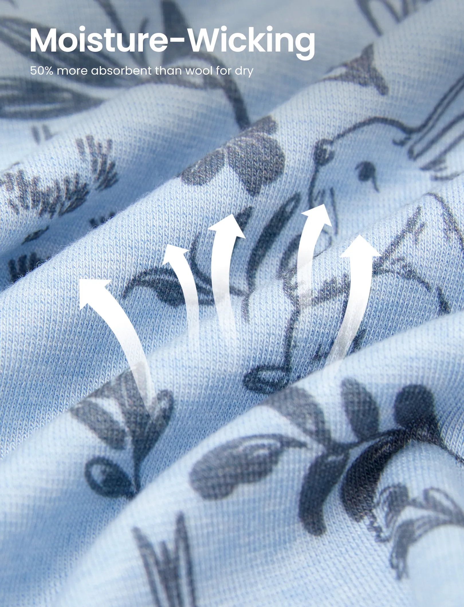 Toddler / Kids 2-piece Pajamas With Animal Print ( Snug-Fitting ) Blue - Image 5