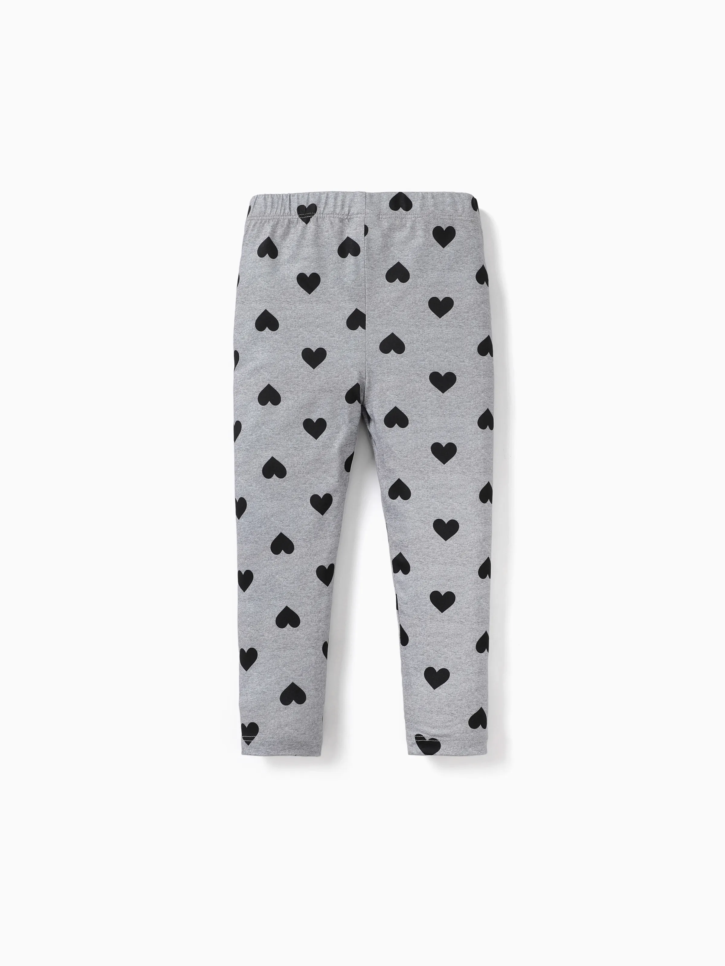 Toddler/Kid Girl Elasticized Leggings Flecked Grey - Image 2