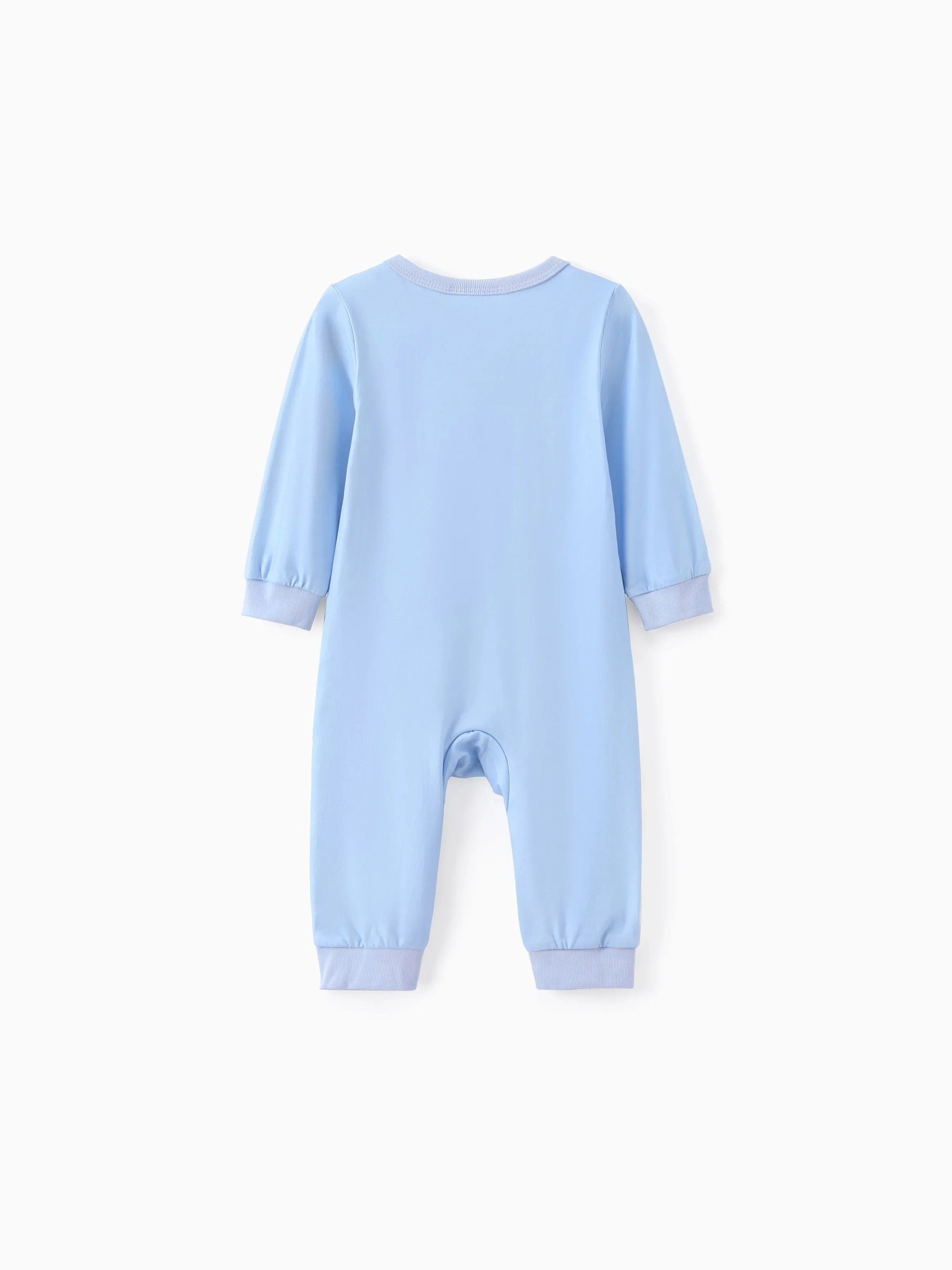 Tom and Jerry Baby Boy/Girl Cute Pattern Print Jumpsuit Blue - Image 3