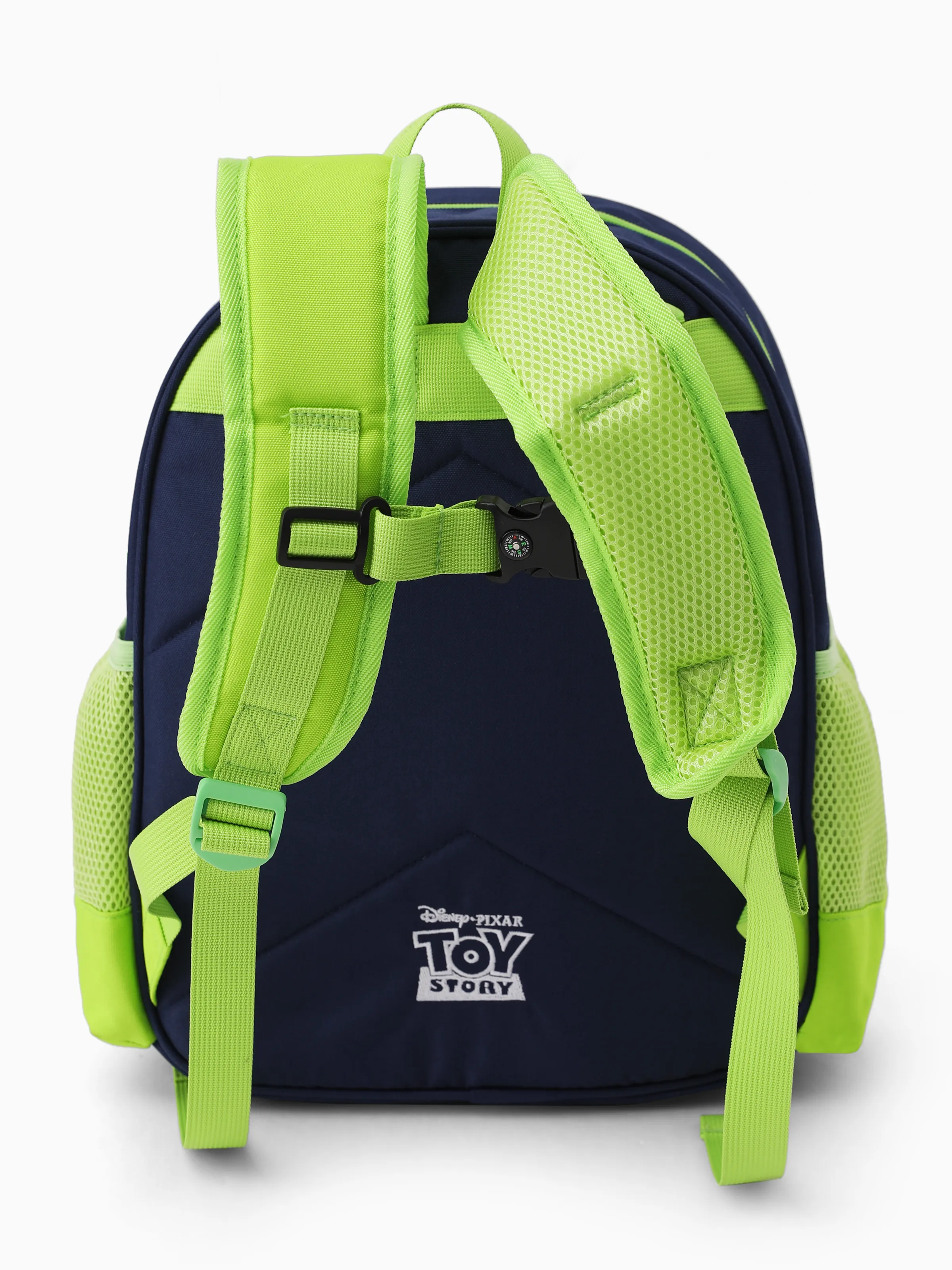 Toy Story Toddler Boy Buzz Lightyear Backpack with Chest Strap & Bottle Pockets Black - Image 3