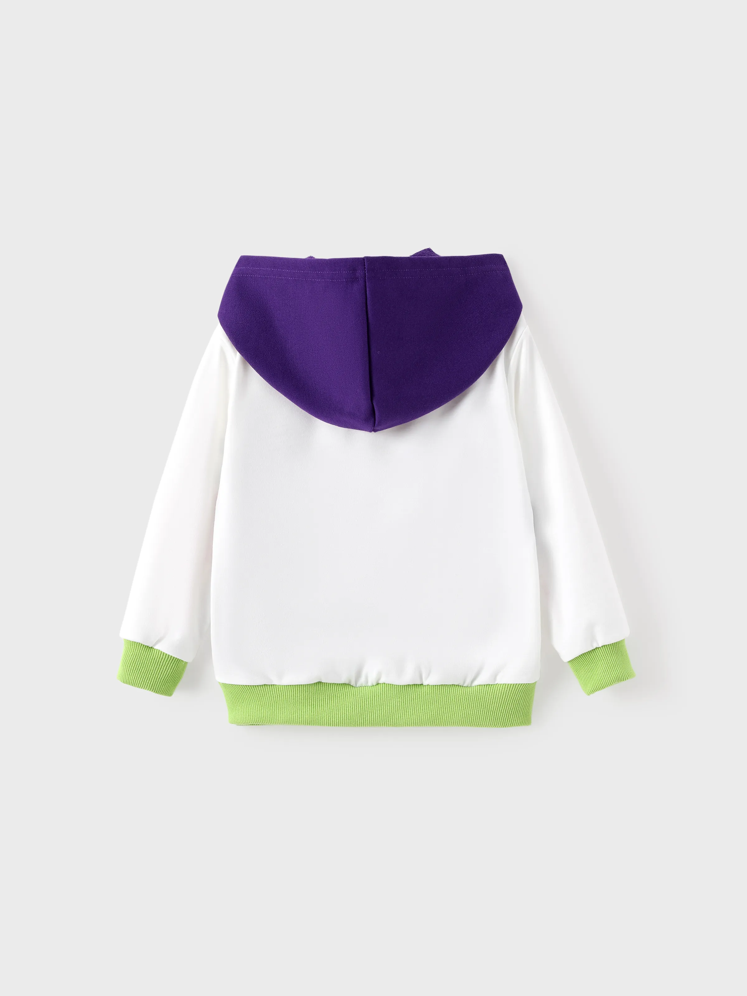 Toy Story Toddler Boy Buzz Lightyear Ribbed Cuffs Hooded Top White - Image 3