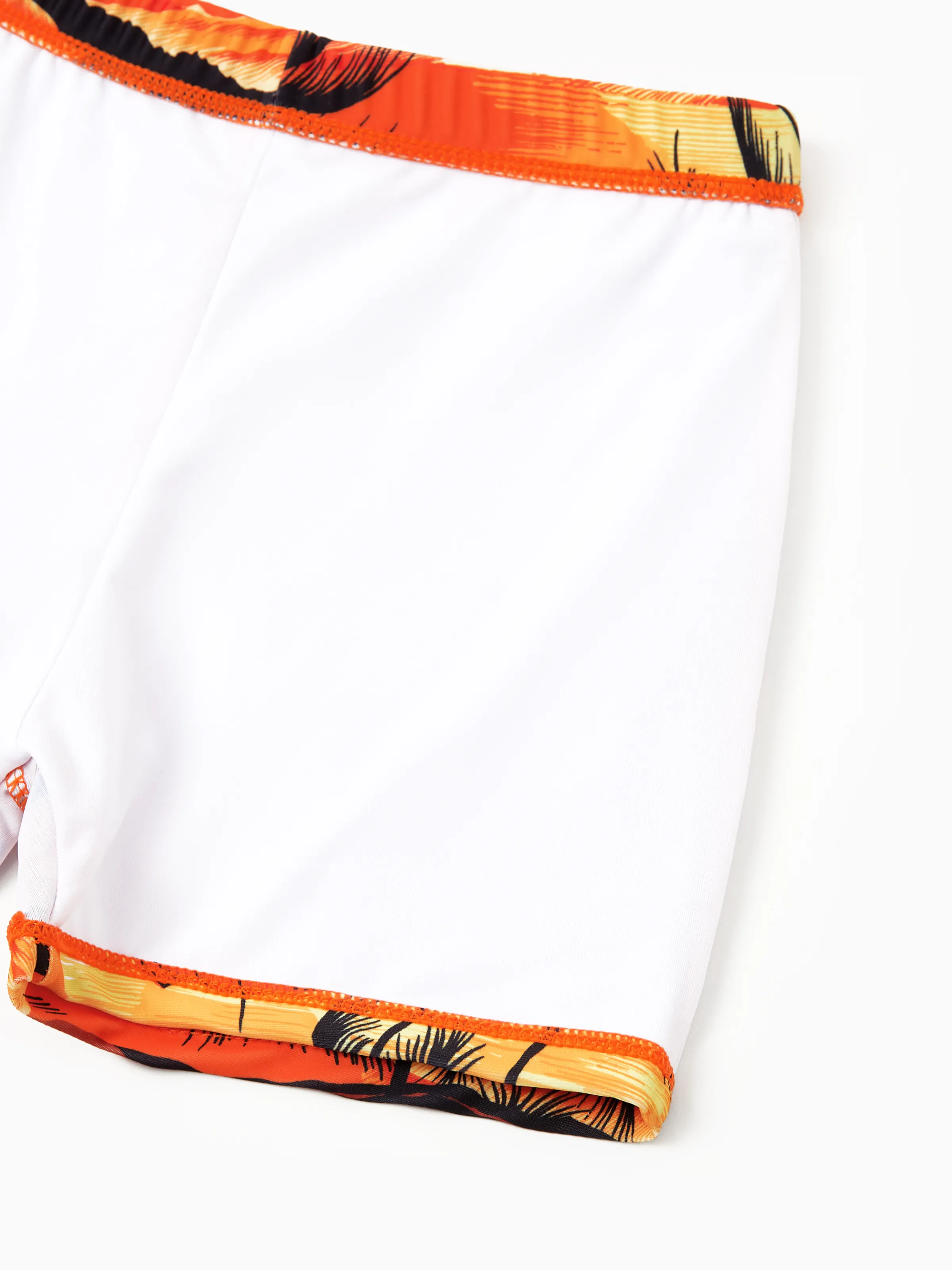 Daddy & Son Tropical Hawaiian Swimsuits Swimwear Orange - Image 11