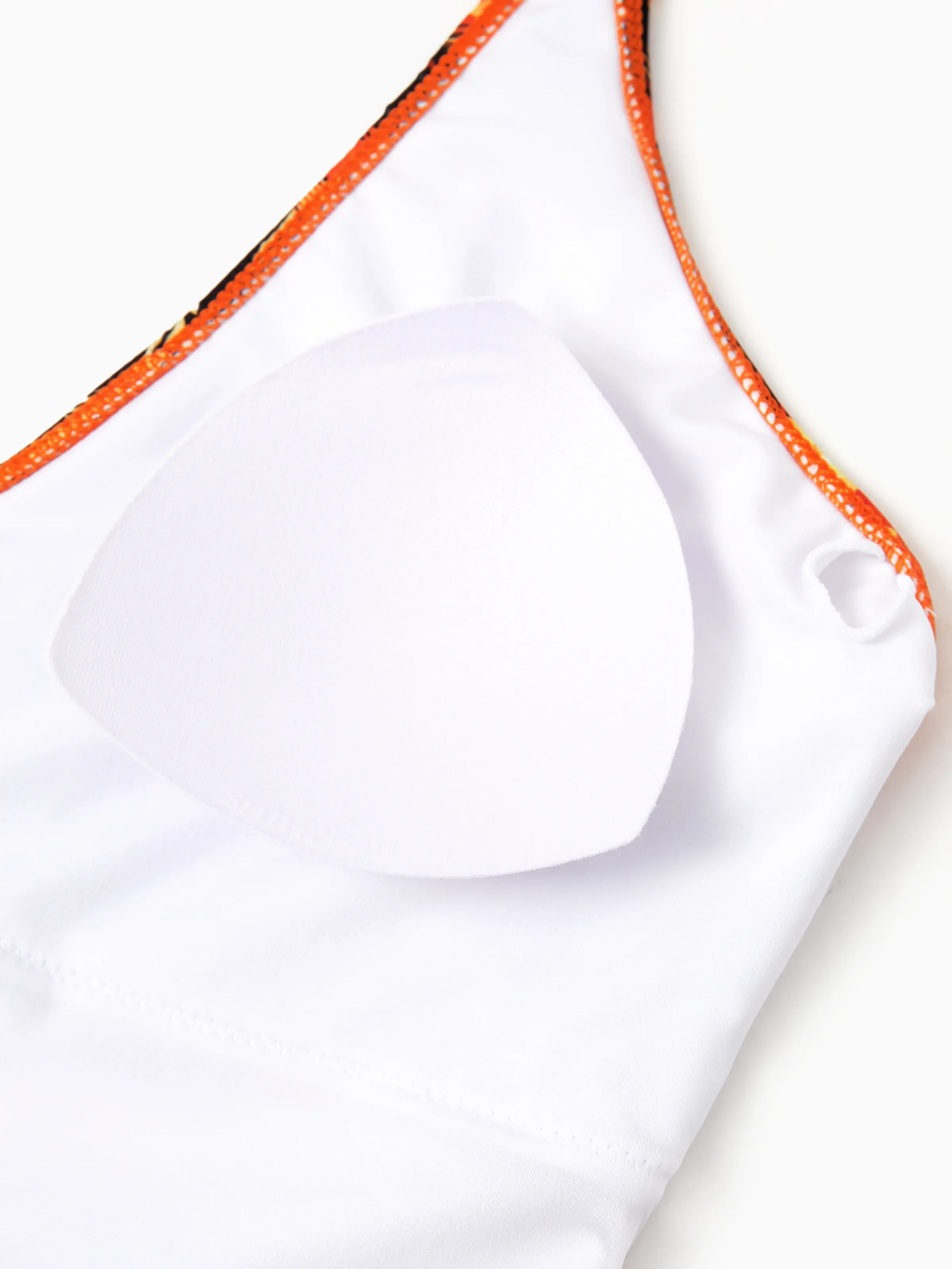 Tropical Hawaiian Swimsuits for Family Matching Swimwear Orange - Image 5